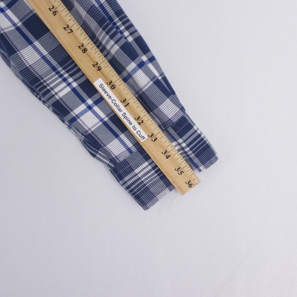 Polo Ralph Lauren Performance Shirt Mens XL Blue Plaid Long Sleeve Stretch - Picture 6 of 8